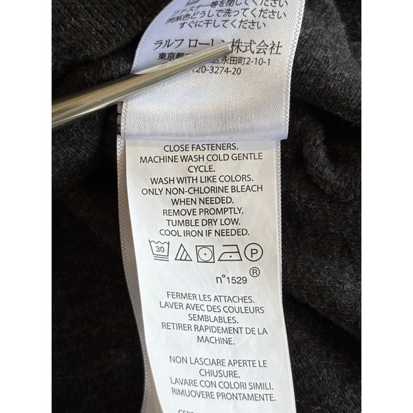 Polo‎ Ralph Lauren 1/4 Zip Sweater Men's Size XXL Pullover 100% Cotton Shirt - Picture 5 of 5